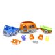 thumbnail image 1 of Set de juego para vehículos de juguete Green Toys RV Camper, azul/naranja, 10 piezas, 1 of 3