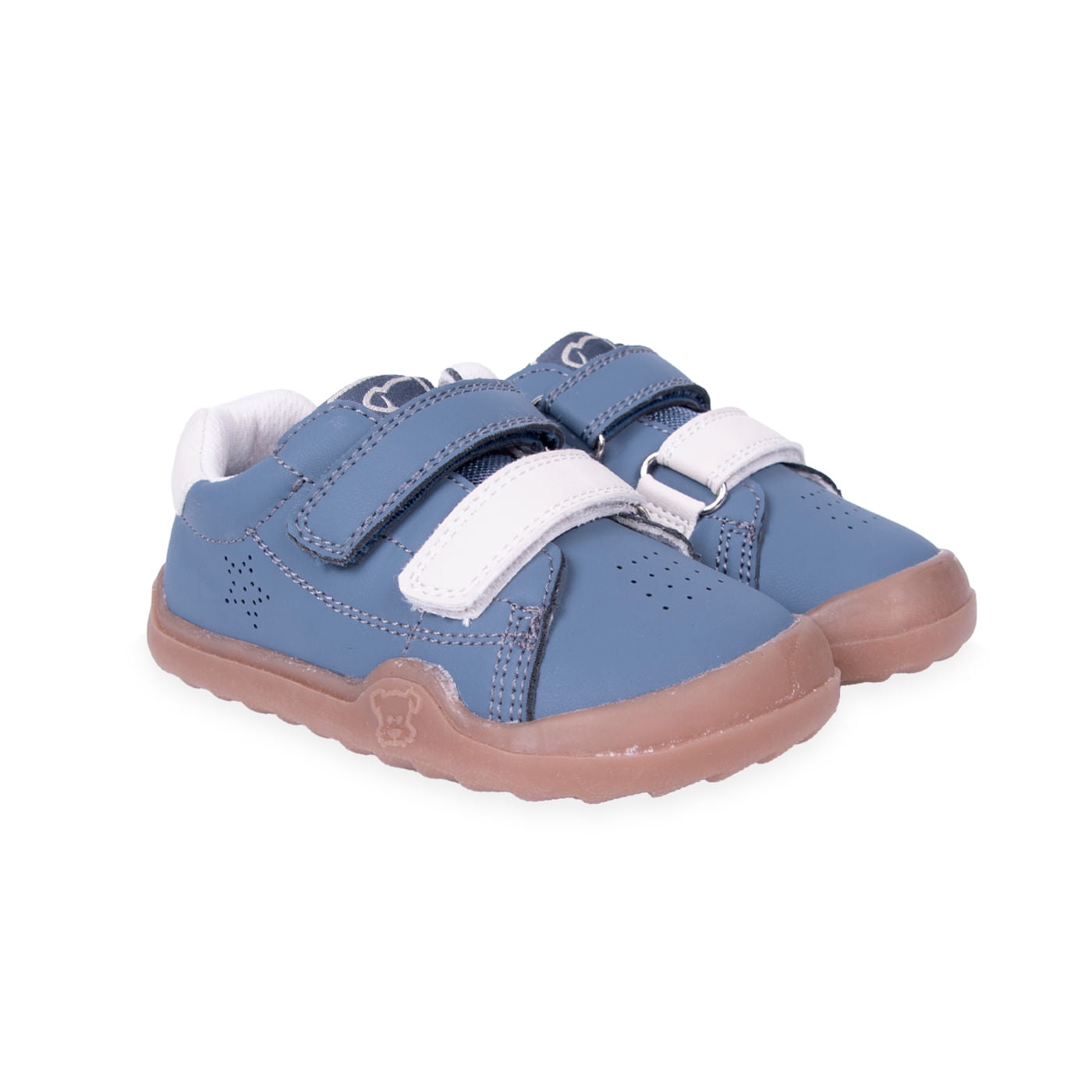 Pillin - Zapatilla Bebé Niño Ergo Con Velcro Azul Marino
