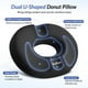 thumbnail image 3 of Almohada tipo donut ZIKEE con doble forma de U para aliviar el dolor de coxis, 3 of 3