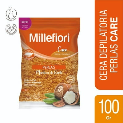 Cera Depilatoria En Perlas Natural Bolsa 100 G Millefiori