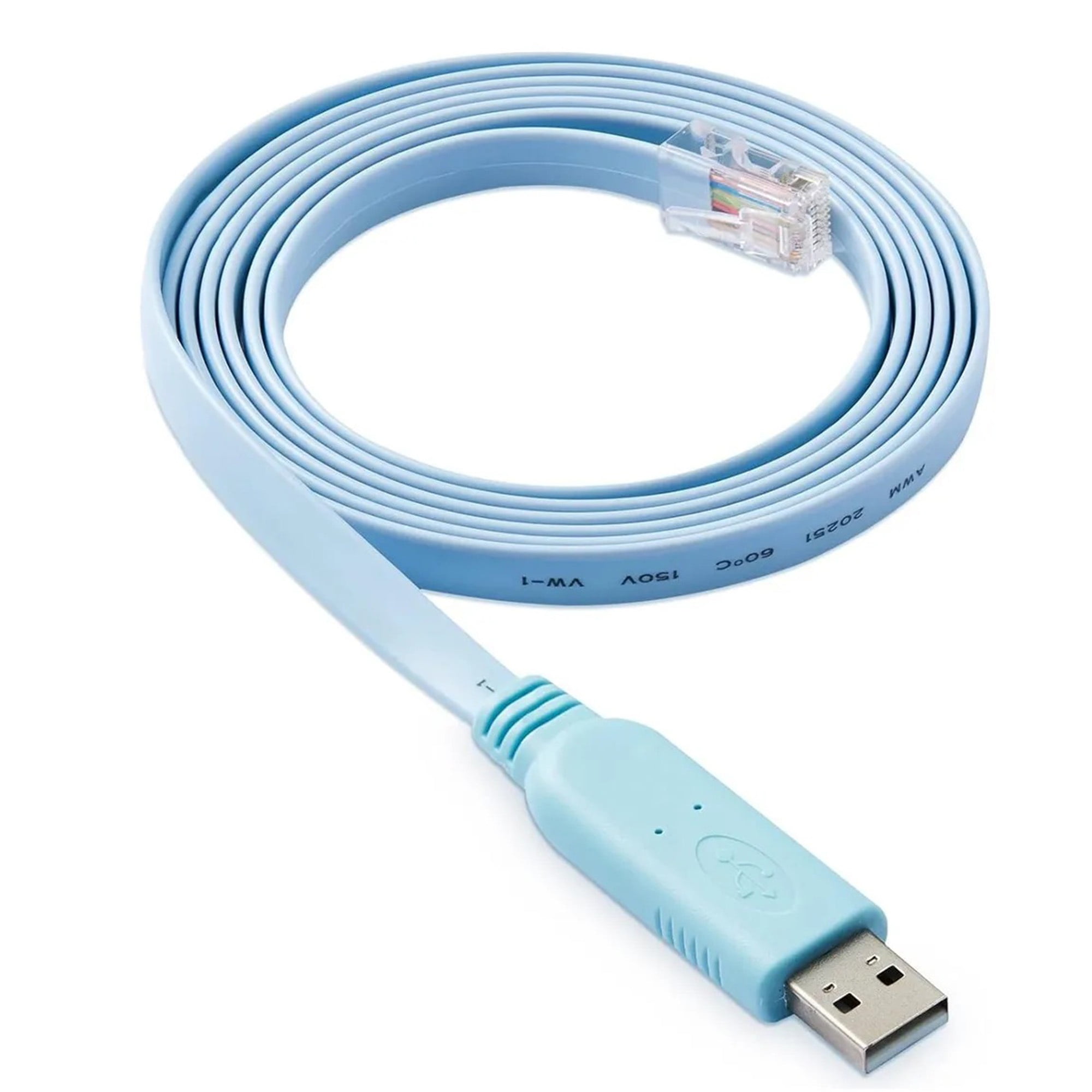 Genérica - 1.8m Cable De Consola Usb A Rj45