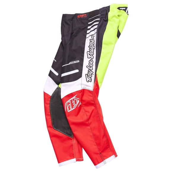 Pantalones de moto Troy Lee Designs GP Pro Blends White/Glo Red