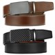 thumbnail image 5 of Cinturón CHAOREN 35 mm Pack de 2, Cuero con Trinquete, Formal, 5 of 7