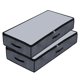 thumbnail image 5 of Organizador De Bolsas De Almacenamiento Debajo De La Cama De 2 Piezas Con Asas Reforzadas Gris Oscuro, 5 of 5