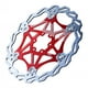 thumbnail image 2 of 160mm Rotor De Bicicleta MTB Road Bike Disco De Freno Flotante Rotores 6 Pernos Rojo, 2 of 3