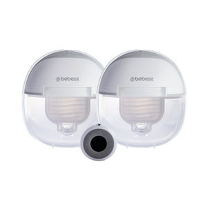Bebesit - Extractor Leche Materna Doble + Control Remoto + 10 Bolsas