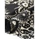 thumbnail image 5 of Vestido Agnes Orinda para Mujer Talla Grande con Estampado Floral Boho, Cinta Geométrica en la Cintura, Cuello en V, Manga Larga, Estilo Casual Flowy A Line con Bolsillo 2X Negro, 5 of 6