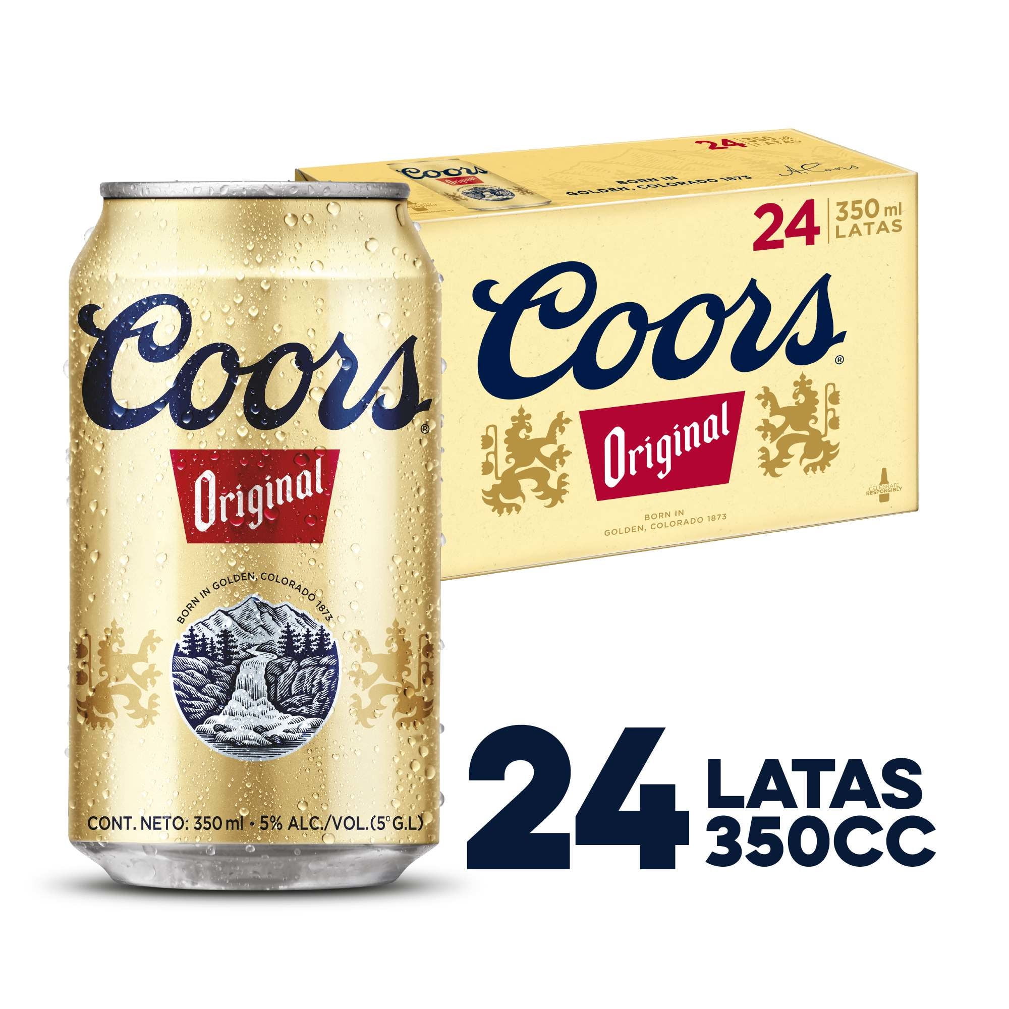 Cerveza Lager 5° Pack 24 Lata 24 Un Coors