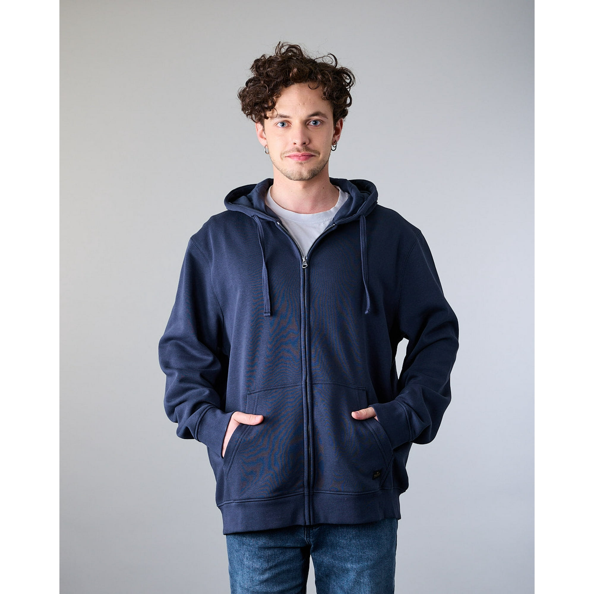 Poleron Hombre Franela Con Cierre Gorro Xv7706 Polemic