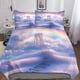 thumbnail image 1 of Juego de ropa de cama Escaleras Arcoíris, juego de funda nórdica con cierre de cremallera, juego de funda nórdica colorida para adolescentes, niños, niñas y adultos, juego de 3 piezas de mic, 1 of 3