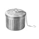 thumbnail image 5 of Colador de especias de acero inoxidable, filtro de bola de té, separador de especias y sopa, cesta, de té de para el hogar y la , l L, 5 of 5