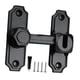 thumbnail image 5 of Cerradura Para Puerta De Granero, Portátil, Elegante, Con Pestillo Abatible Para Puertas Corredizas, Armario De Ba?o, Color Negro, 5 of 5