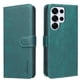 thumbnail image 1 of Funda Billetera para Samsung Galaxy S24 Ultra Protección RFID y Soporte Ajustable Verde, 1 of 6