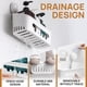 thumbnail image 5 of Shower Caddy LEVERLOC - Estante de baño con ventosa (10 kg), color blanco, 5 of 9
