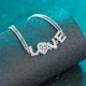 thumbnail image 4 of Pulsera de Cadena Ajustable de Moissanita para Mujer Color D VVS1 Pulseras de Plata Esterlina S925 con Diamantes Pulseras de Eslabones para Mujer con Certificado, 4 of 8