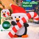 thumbnail image 5 of Pingüino Goosh inflable navideño de 1,5 m con LED para decoración de jardín, 5 of 6