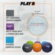 thumbnail image 3 of Plyoballs SHOP PLAY 9 – Set de 6 pelotas de béisbol con peso, 3 of 7