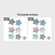thumbnail image 1 of 2/4/6pcs Starfish Silicone Hair Catchers For Shower, Bathroom Hair Drain Cover Stopper, Bath Hair Catcher, Hair Strainer, Shower Floor Drain Protector With 5 Suction Cups Suit For Bathtub And Kitchen, 1 of 5