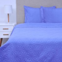 Mashini - Quilt Cordoba Lisa 2 P Azul