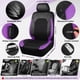 thumbnail image 2 of Fundas para asientos de auto CAR PASS de cuero, juego completo, compatibles con airbag, 2 of 9
