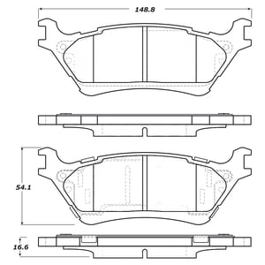 Pastillas Freno Para Auto Powerstop 17-1602