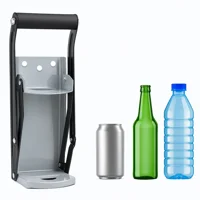 Javimate - Aplasta Latas Con Agarre Suave | Compacto, Resistente Y Seguro