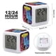 thumbnail image 2 of Hombre Reloj theme 7 colors Alarm Clock Digital LED Alarm Clock Gifts for kids friends family, 2 of 6