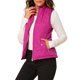 thumbnail image 4 of INSPIRE CHIC Chalecos de Abrigo para Mujer Cuello Alto Chaleco Acolchado con Cremallera Fucsia M, 4 of 7