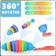 thumbnail image 4 of Juguetes Sensory Slug Toys, elásticos y articulados, 24 unidades, 4 of 7