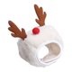 thumbnail image 2 of Lindo Sombrero De Perro De Navidad Cálido Invierno Suave Tocado Para Perros Fiesta Festival Blanco S, 2 of 5