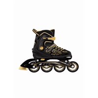 Genérico - Patines En Línea Rollers Ajustables Talla 39-42, Negro