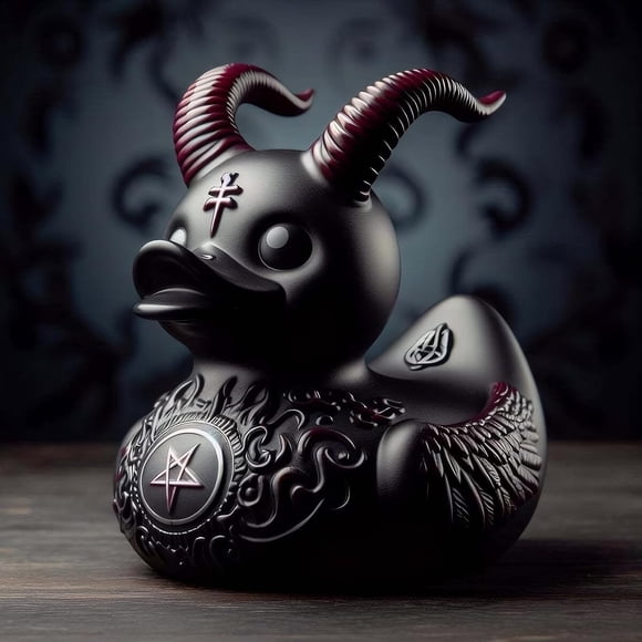Figura de pato de resina Edenfaux estilo gótico