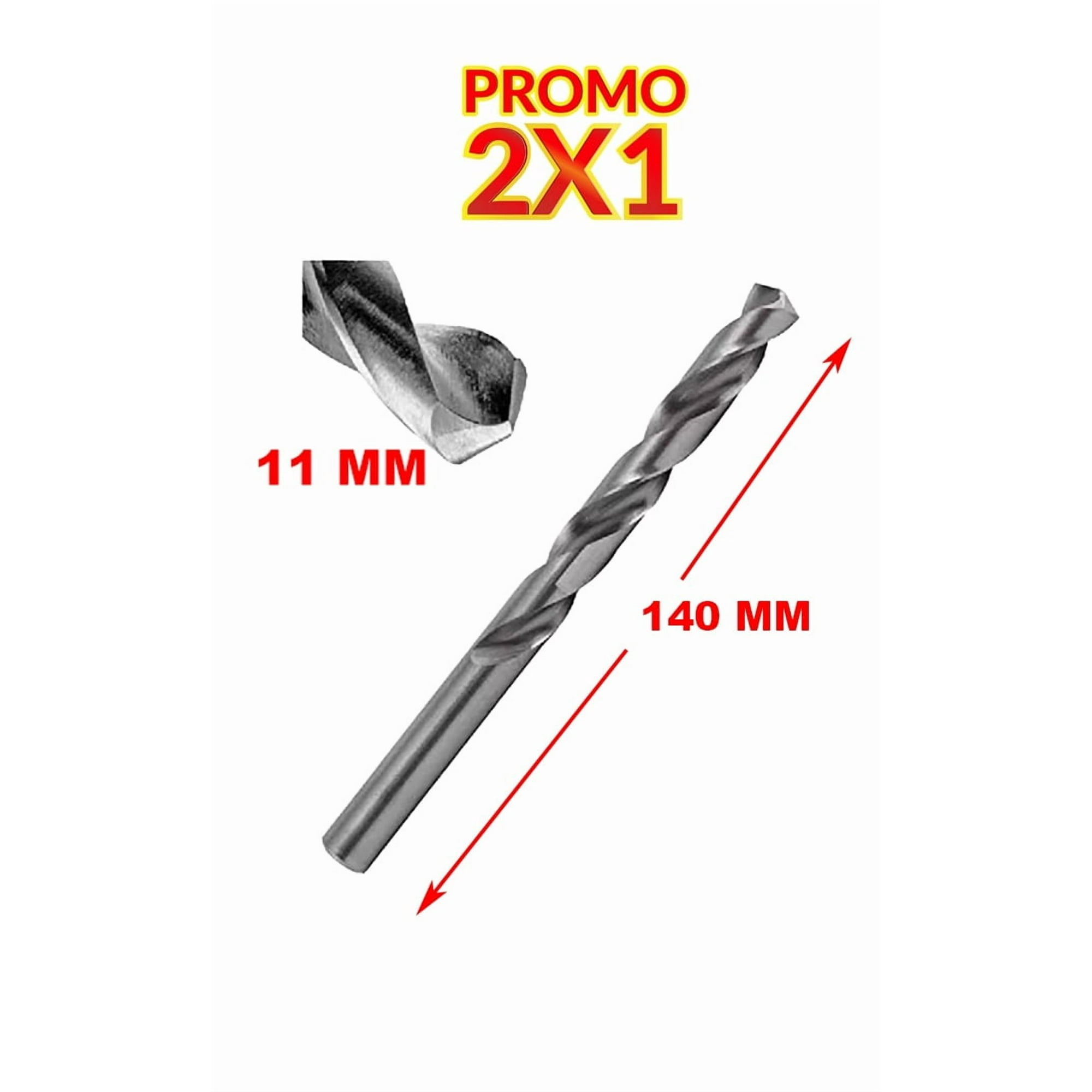 Gen - 2 Brocas De 11 Mm Hss Para Metal Altísima Calidad