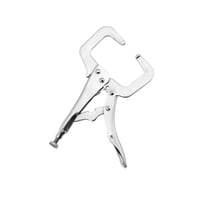 Magideal - Abrazadera Facial, Alicates De Abrazadera C De Bloqueo, Herramienta De Soldadura De Abrazadera De Tornillo Ajustable De Metal Para Carpintería, Taller Cabeza Fija