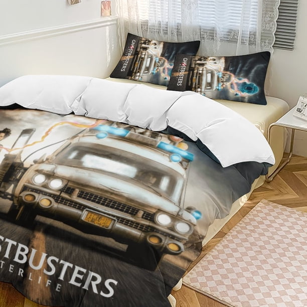 Slimer Monsters GHOSTBUSTERS Comforter Set Soft 3 Pcs Twin Bedding Sets Thicken for All Season