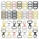 thumbnail image 5 of 56 Piezas De Herrajes Para Bolsos Con Anillos En D Para Hacer Bolsos DIY Costura Color Mezclado, 5 of 5