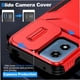 thumbnail image 5 of Funda Resistente para Motorola Moto G Play 4G 2024 con Tapa Deslizante y Protección Militar Rojo, 5 of 6