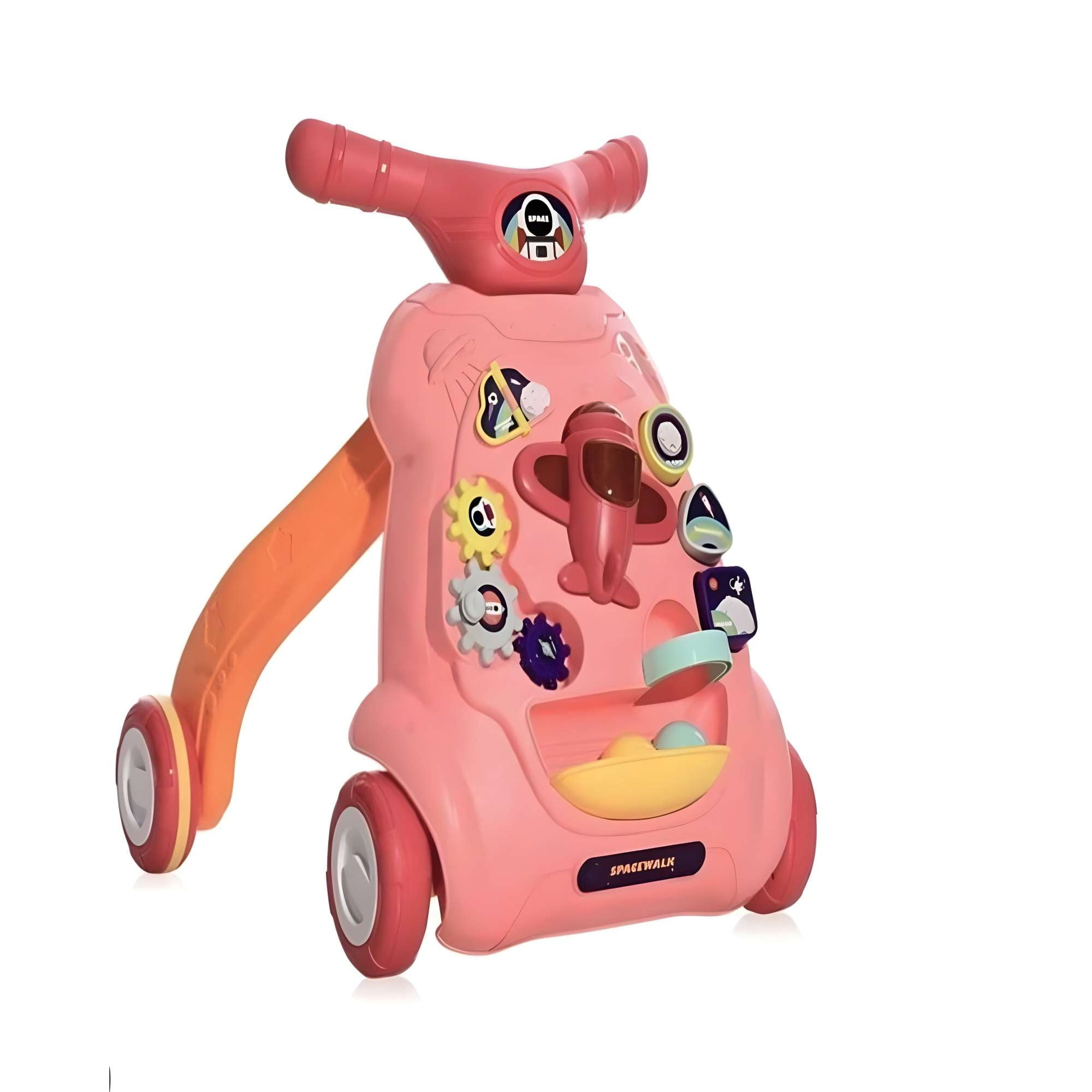 Genérico - Caminador De Bebe Aereo Rosado