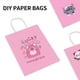 thumbnail image 5 of Bolsas Para Envolver Regalos Paquete De 100 Unidades Papel Kraft Mediano De Color Rosa Claro, 5 of 8