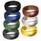 thumbnail image 5 of 7 Piezas Anillos de silicona Anillos para hombres Anillos deportivos Anillos para exteriores Talla 13, 5 of 5