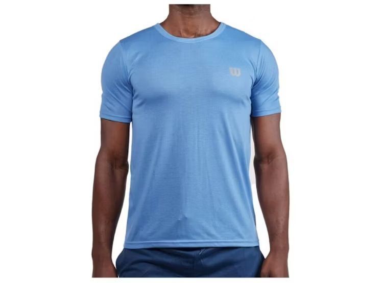 Polera Wilson Polyspun Celeste Tenis/Padel