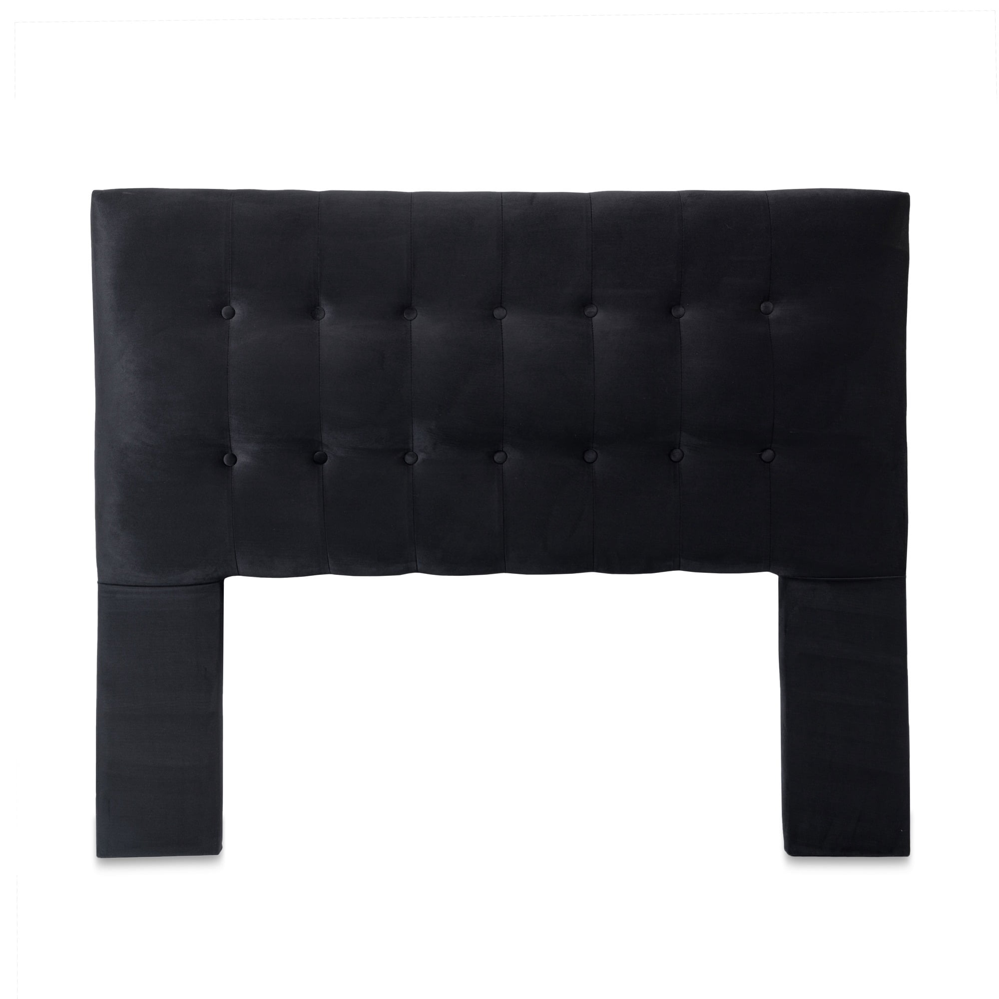 Espumaquel - Respaldo King Felpa Negro Cp Seve