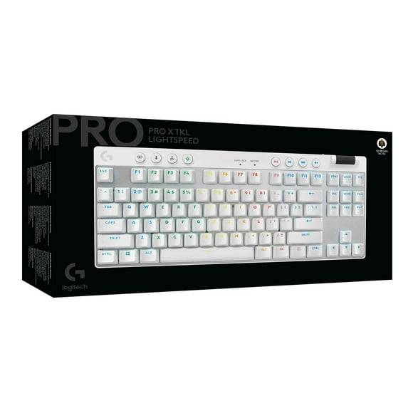 Teclado Gamer Logitech Pro X TKL Lightspeed Blanco