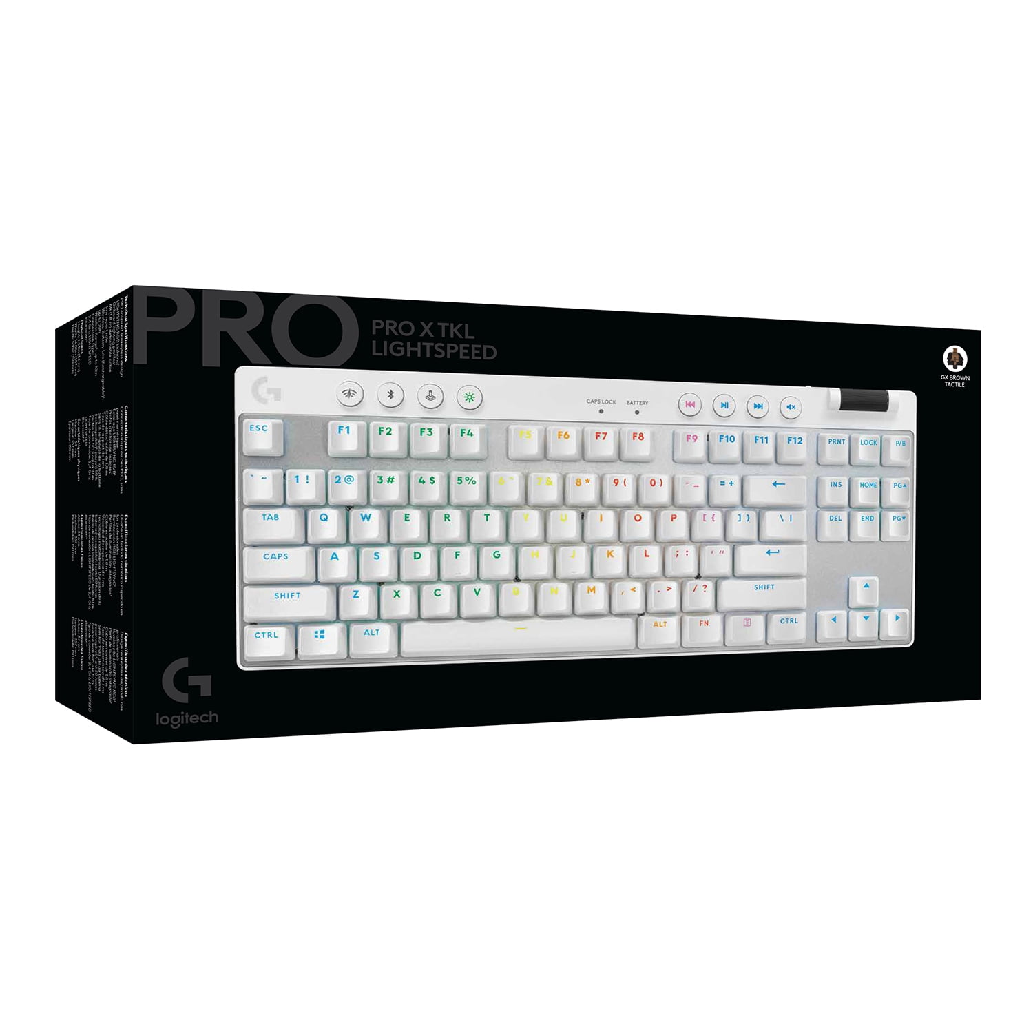 Teclado Gamer Logitech Pro X Tkl Lightspeed Blanco