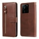 thumbnail image 3 of Funda con Cremallera para Xiaomi 13T Pro, Carcasa Cartera de Cuero PU con Soporte y Tarjetero, 3 of 6