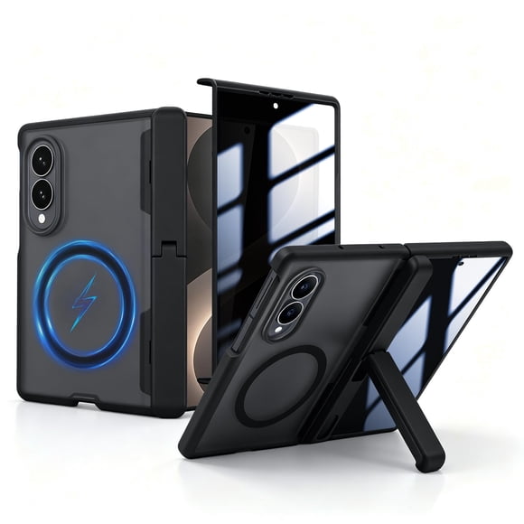 Funda LIDEEYA Galaxy Z Fold 8 Negra con Soporte