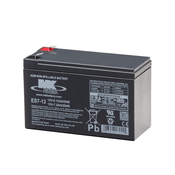 Batería MK Battery ES7-12 12 V 7,2 Ah sin mantenimiento