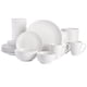 thumbnail image 1 of Juego de vajilla Gibson Home Zen Buffet de porcelana, 30 piezas, blanco, 1 of 7