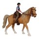 thumbnail image 2 of Caballo En Miniatura De Juguete Con Figura De Animal De Granja Con Estatua De Jinete Masculino, 2 of 2