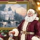 thumbnail image 2 of Figura Iluminada de Santa Claus The Bradford Exchange Thomas Kinkade, 2 of 3